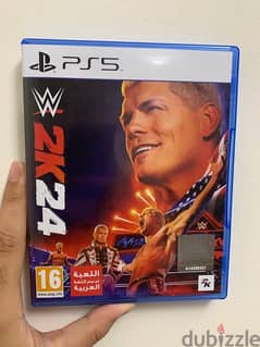 WWE2K24 Ps5 اللعبة تدعم اللغة العربية