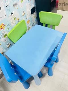 ikea chairs and table