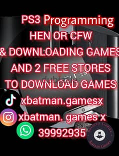 Ps3 programming -buy sell برمجة بليستيشن ٣ -بيع وشراء