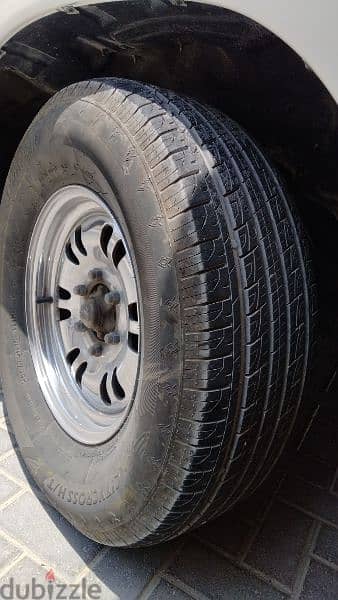 rim with tyres good condition 2