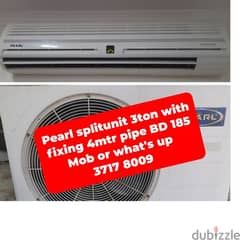 pearl split unit 3 ton and other household items for sale