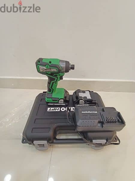 New Metabo HTP Impact Driver Set طقم مفك لاسلكي ميتابو 4