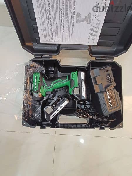 New Metabo HTP Impact Driver Set طقم مفك لاسلكي ميتابو 6