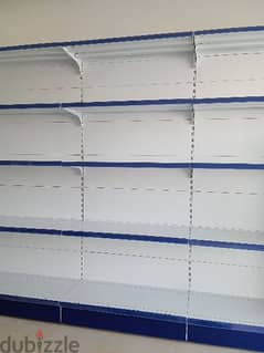 Super market shelving single side