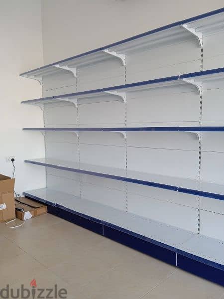 Super market shelving single side 1