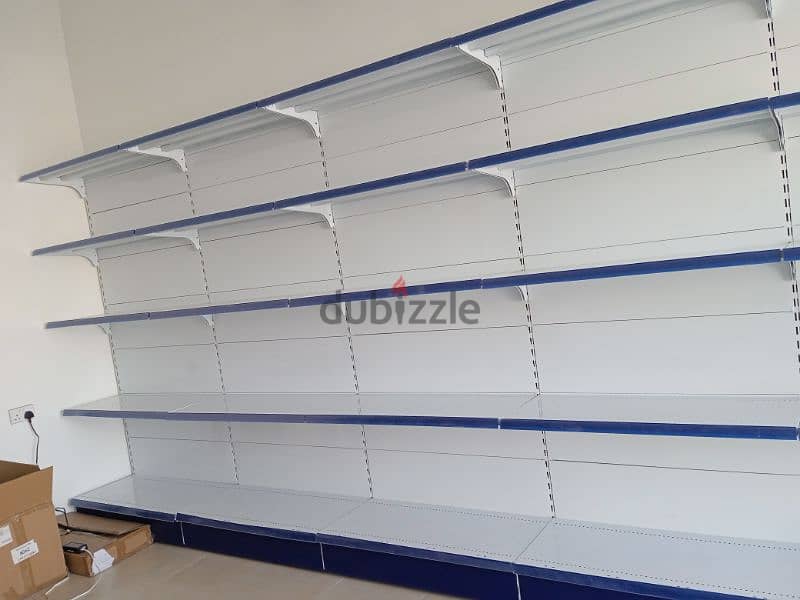 Super market shelving single side 3