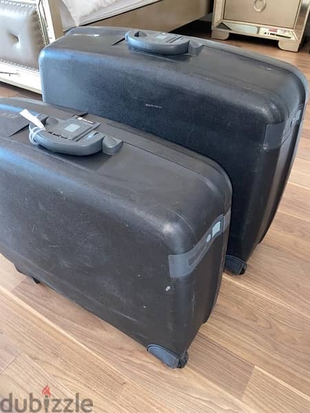 Set of 2 Delsey Suitcases - Nesting, Number Locks & Keys available 1