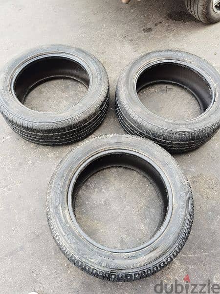 235/ 55/18 tyres تواير بحاله جيده 0