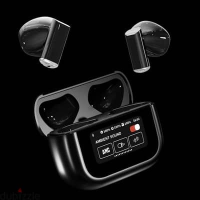 Wireless Earbuds with LCD Charging Case ANC Earphones Touch Screen