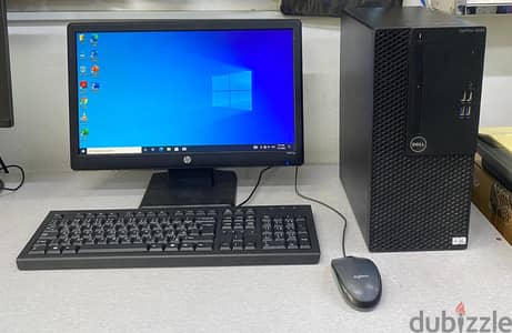 Special Offer Dell Computer Set Core I7 7th Gen 19"LED Monitor 256GB