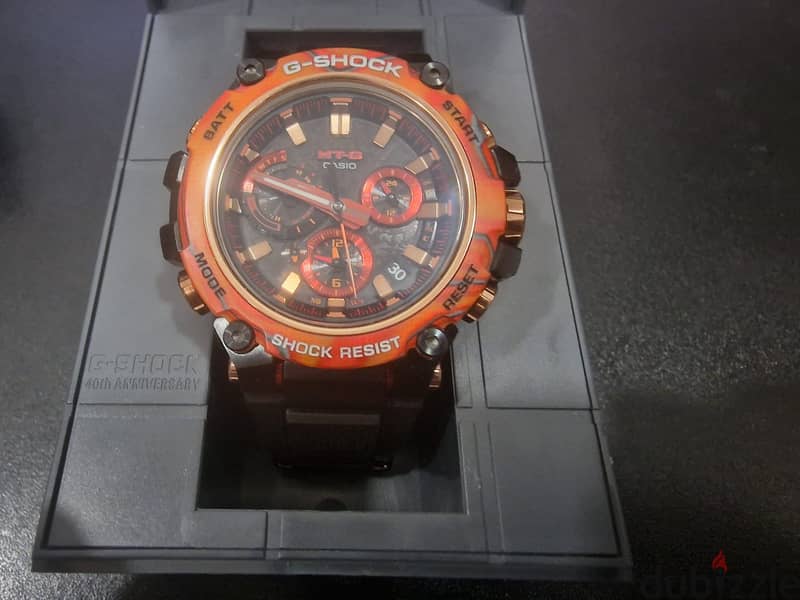 Casio MTG G-SHOCK 40th Anniversary Flare Red 3