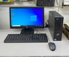 Fujitsu Core i5 3rd Gen SFF Computer 4GB RAM 500GB HDD 19"Monitor 0