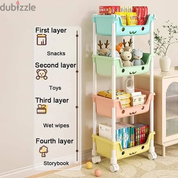 Toy Storage Trolley 3