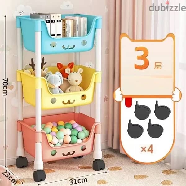 Toy Storage Trolley 4