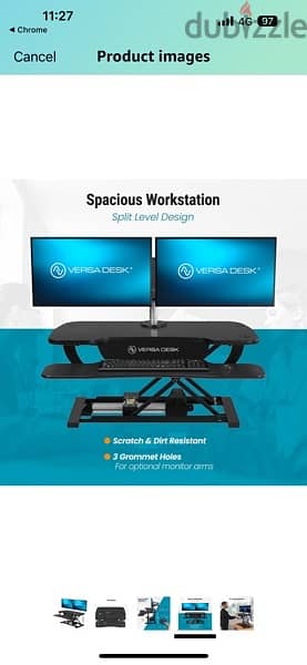 monitor elecrtic stand VERSA DESK 3