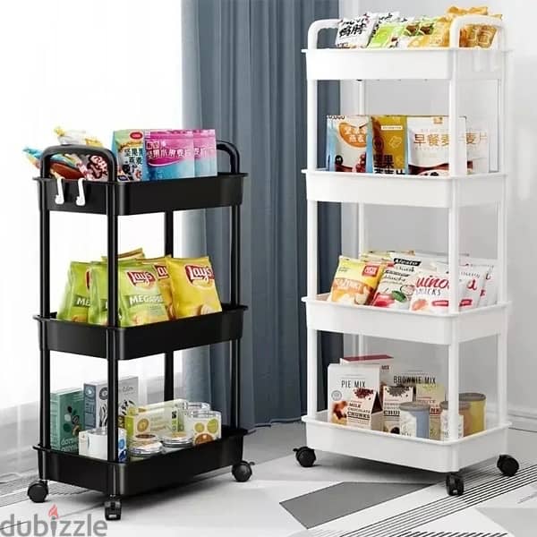 4 Tier Storage Rack Trolley Organizer 5