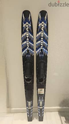 AIRHEAD S-1100 Adult Combo Water Skis with Bindings (67-Inches) 0