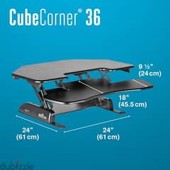 veridesk cube corner  adjustable 0