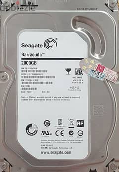 هاردسك ٢ تيرا  Hardisk 2 TB