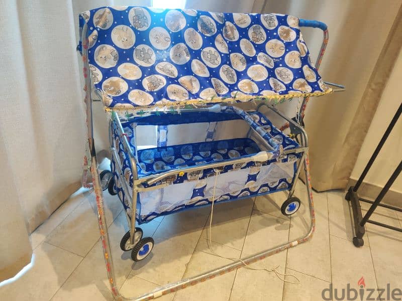 Baby Crib, Baby Stroller, Indian Jhula for baby. 1