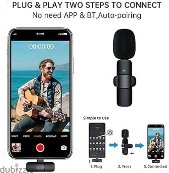 K9 Wireless Microphone Excellent Quality for Apple  And Android 5