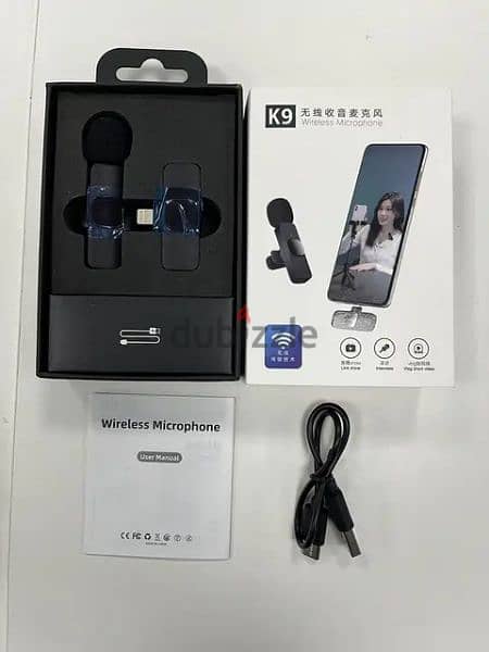 K9 Wireless Microphone Excellent Quality for Apple  And Android 10