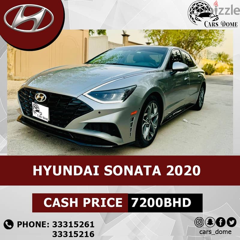 Hyundai Sonata Full Option 2020 هيونداي سوناتا 7