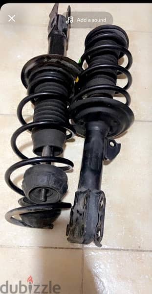 Yaris 2013 hatchback front shocks 1