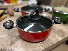 Chefline size 22&24 non stick stackable Pots 0