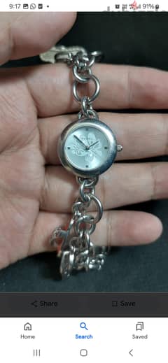 Fossil brand ladies watch for sale 10bd 0