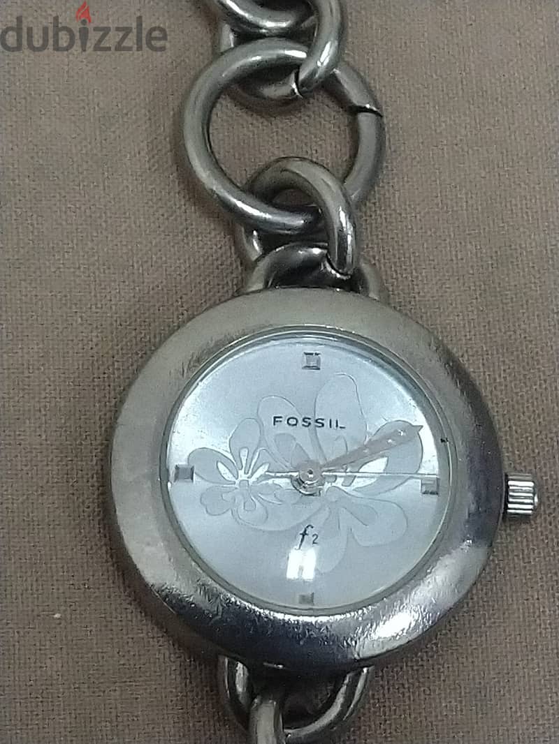 Fossil brand ladies watch for sale 10bd 2