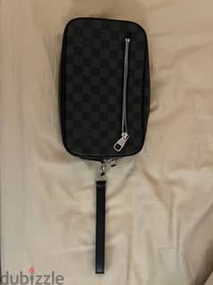 LOUIS VUITTON Kasai Clutch Bag Black perfect condition 0