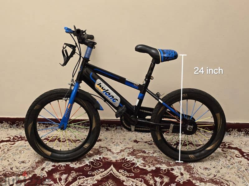 24-Inch Bicycle - Black and Blue (Urgent) 0