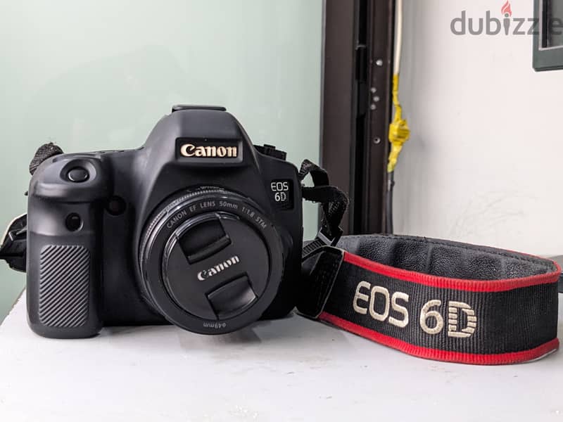 Canon 6D Professional Digital Full Frame Camera 50MM 1.8 Lens Good 0