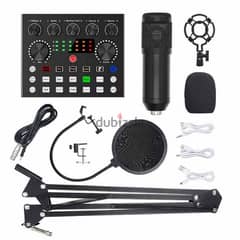 Professional V8s Audio Sound  & Mixers Set Live Podcast Studio 0