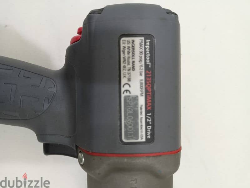 Impact Air Wrench Ingersoll Rand Titanium 1/2 inch 780 ft Ibs/9800RPM 1