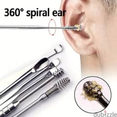 6pcs Earwax Removal Tool Set - Stainless Steel Double-Ended Ear Picks 0