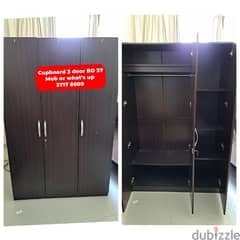 Cupboard 3 door and other household items for sale with delivery 0