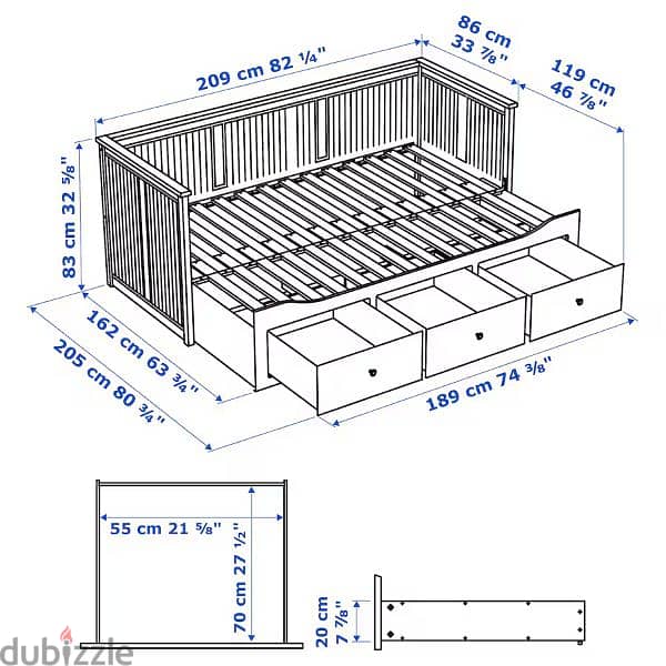 ikea Hemnas bed 3