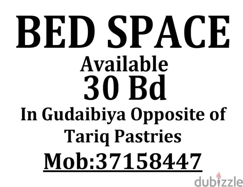 BED SPACE Available in 30Bd with Ewa 0