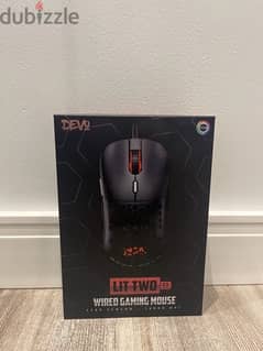 Devo Lit-Two balck wired gaming mouse 0