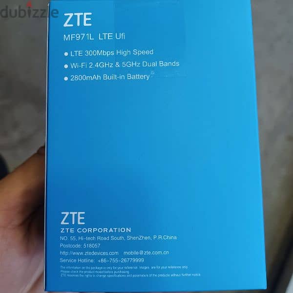 BRAND NEW ZTE 4G+300mbps mifi for Zain SIM delivery also available 1