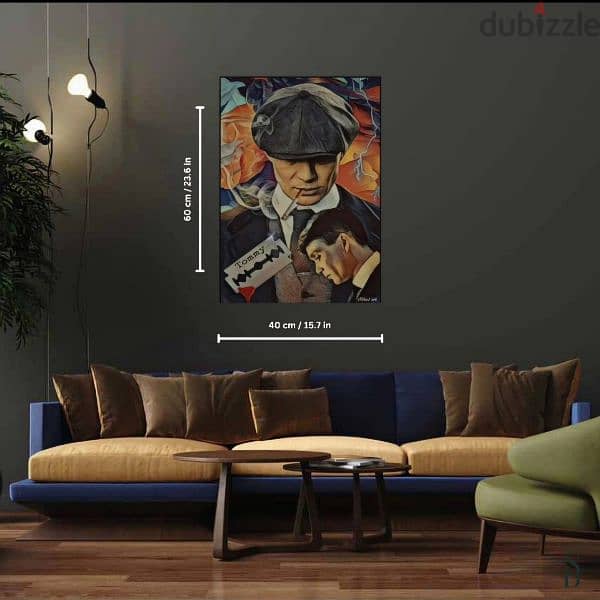 peaky blinder unframed canvas poster 0