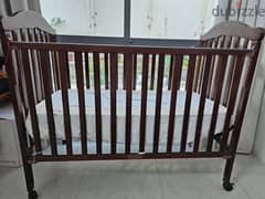 BABY COT WITH MATTRESS