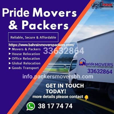 pride movers Packers 33632864 WhatsApp mobile please