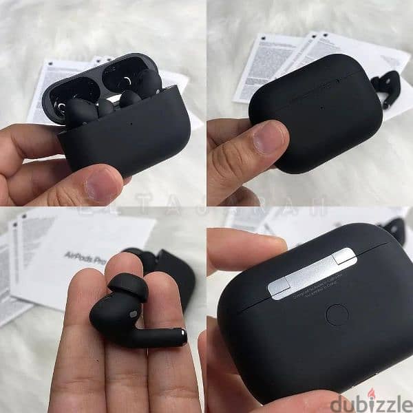 Experience Immersive Sound with AirPods Pro Black Edition - Best price 1