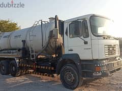 A sewage tanker is available to remove water for just 10 dinars 0