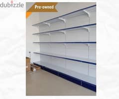 supermarket shelving single side 0