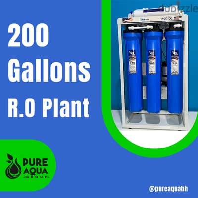 Pure Aqua 200 gpd RO Plant