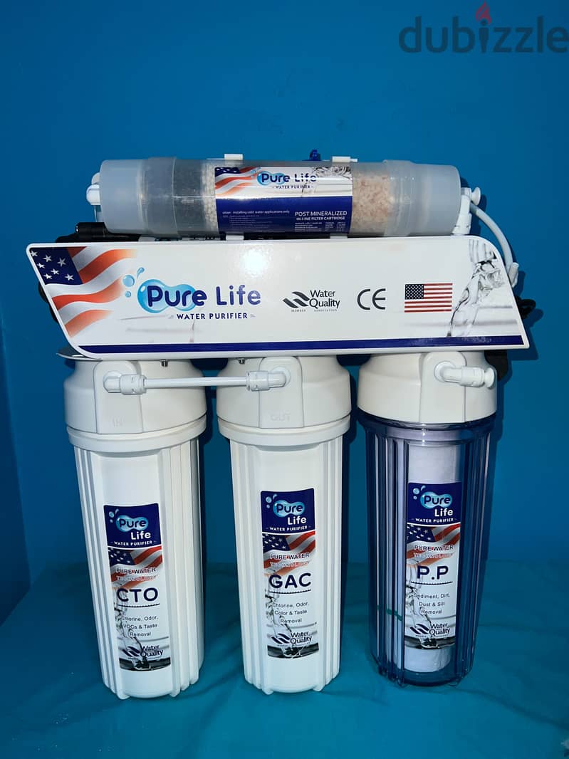 PURA LIFE  RO MACHINES WITH 100 GPD MEMBRANE OR SS FAUCET 6